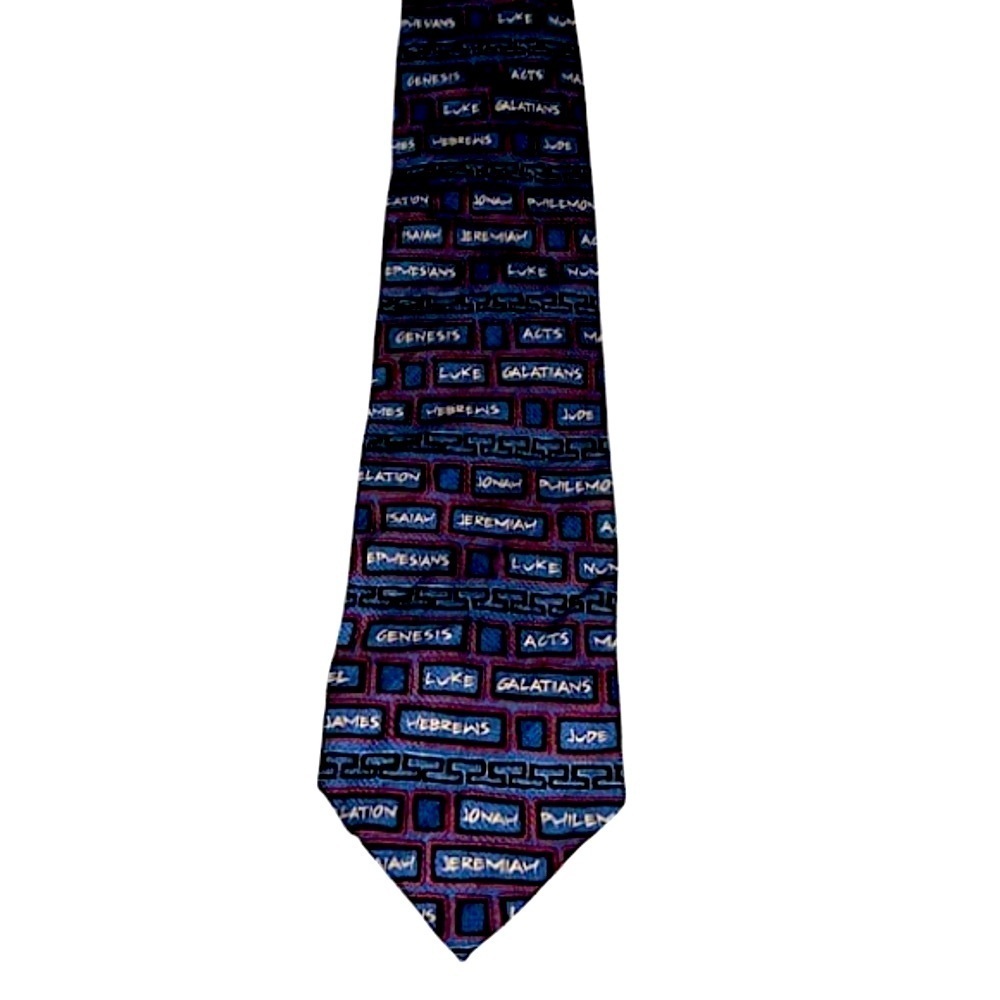 Books of the Bible Silk Tie
